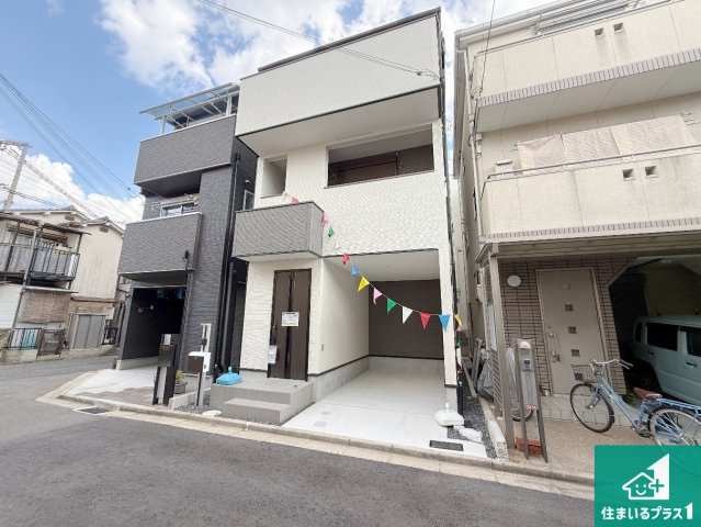 高槻市東五百住町　第7期　新築一戸建ての外観|お客様に長く安心して住んでいだだける事にこだわった家づくり！住んでからのアフターサービスにもしっかりと取り組んでいます！