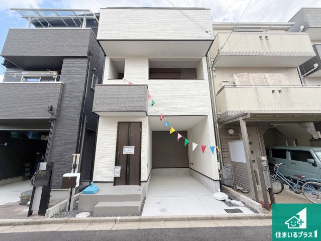 高槻市東五百住町　第7期　新築一戸建ての外観|お客様に長く安心して住んでいだだける事にこだわった家づくり！住んでからのアフターサービスにもしっかりと取り組んでいます！