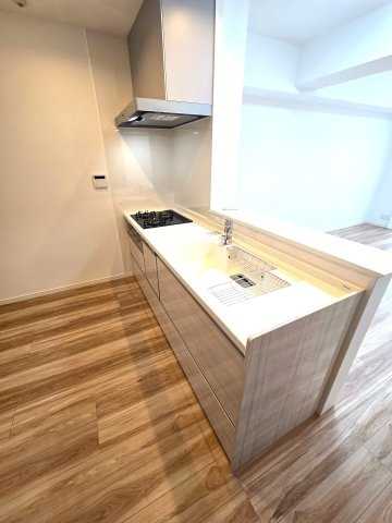 アクロス博多セントラルパークのキッチン|お料理しやすいキッチンです