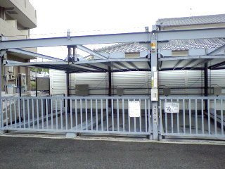 ヴァレ谷上の駐車場