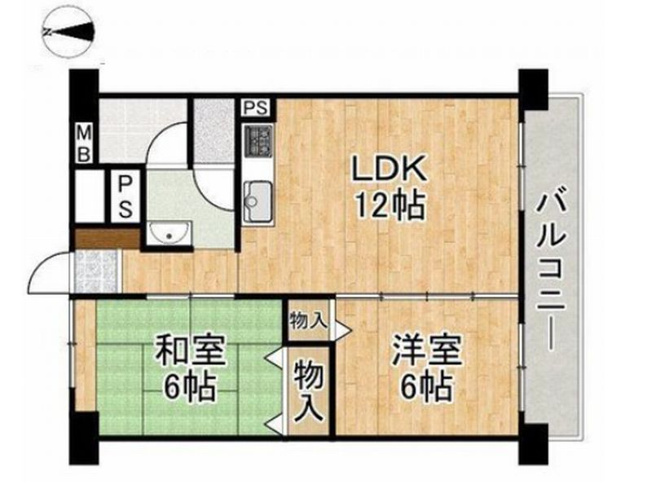 【間取り】 | 山科団地B棟