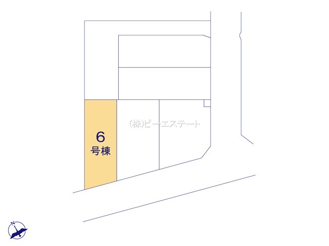 【区画図】 | 東海市富貴ノ台第5　6号棟