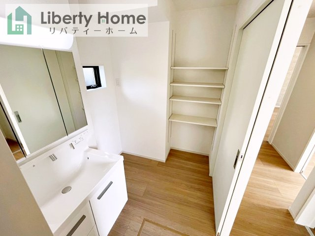 那珂市菅谷11期　新築戸建の脱衣所