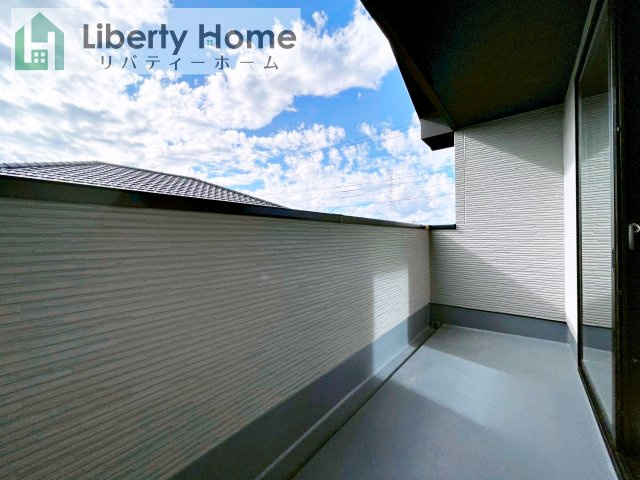 那珂市菅谷11期　新築戸建のバルコニー