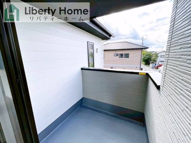 那珂市菅谷11期　新築戸建のバルコニー