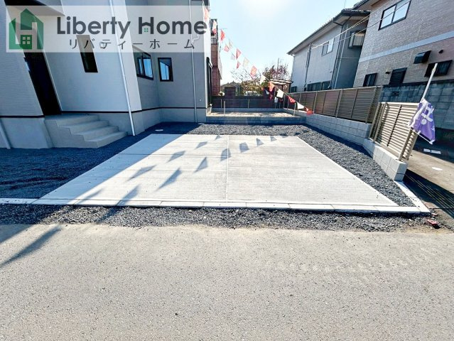 那珂市菅谷11期　新築戸建の駐車場