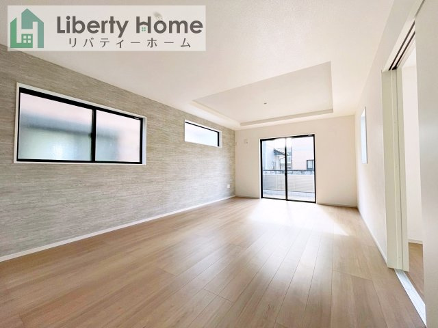 那珂市菅谷11期　新築戸建の居間・リビング