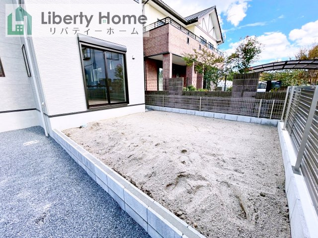 那珂市菅谷11期　新築戸建の庭