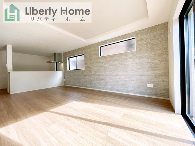 那珂市菅谷11期　新築戸建の居間・リビング