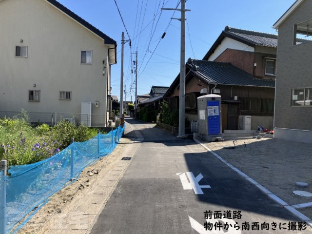 碧南市東浦町の前面道路含む現地写真|前面道路