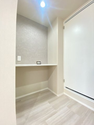 【キッチン】 | 多摩川久地パークハイツ | キッチン後ろのカウンター。