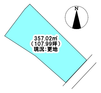 港町　売土地の土地図