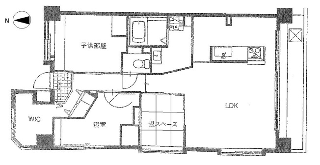 【間取り】 | ダイアパレス西長住 | 2012年にフルリフォーム済みの3LDKです。気になる箇所のリフォームもお気軽にご相談ください♪