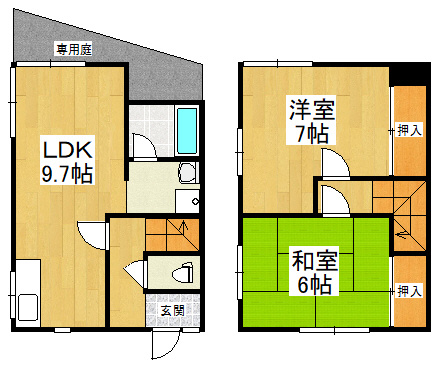 【間取り】 | ロイヤルプラザ昴