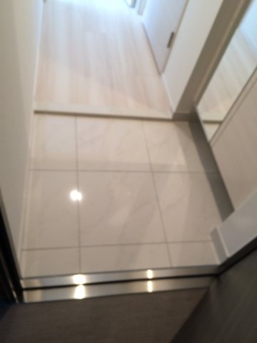 デュアレス千代田三崎町の玄関|明るい玄関です