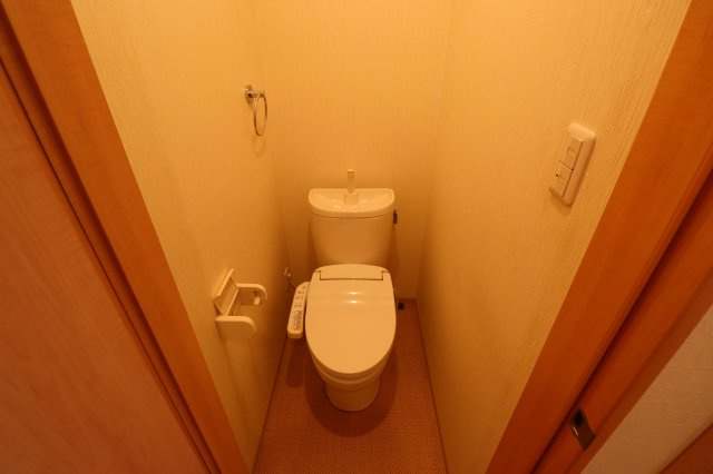 アジュールメゾン十条のトイレ|ウォシュレット付トイレです。