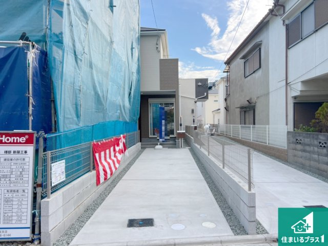 東大阪市豊浦町　第1期　新築一戸建ての駐車場|駐車スペース！散水栓があるので、こまめに愛車を洗えます！