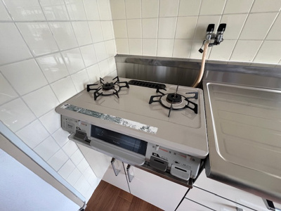 【キッチン】 | エメラルドマンション三萩野（A-1）