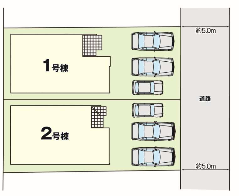 ケイアイリガーレ／合志市幾久富２期／１号棟の区画図