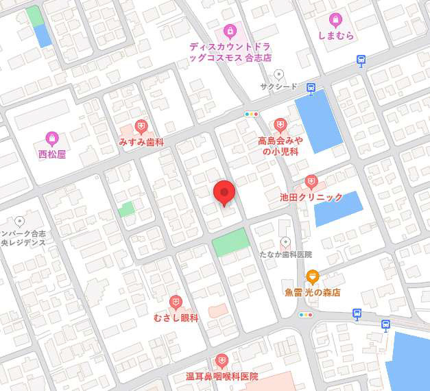 ケイアイリガーレ／合志市幾久富２期／１号棟の地図