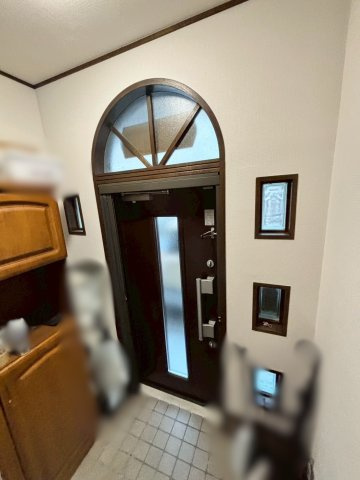 泉佐野市羽倉崎二丁目テラスハウスの玄関