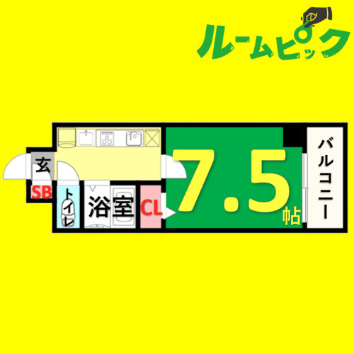 セントラルハイツ明野　名古屋市賃貸　仲介手数料無料の間取り