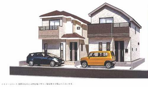 座間市栗原中央1丁目　新築戸建全2棟　1号棟の外観