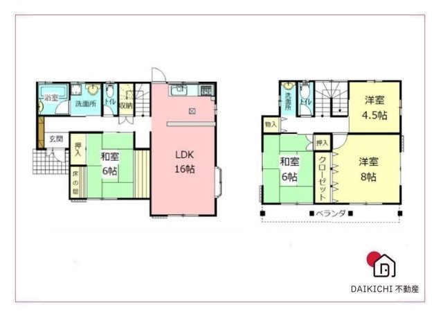 【間取り】 | 本庄市小島南3丁目　中古戸建