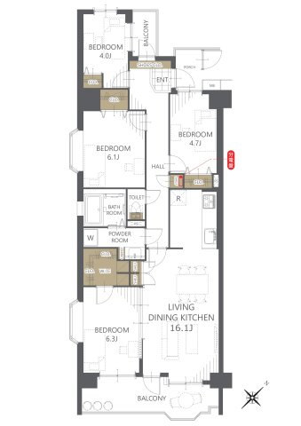 【間取り】モア・ステージ南柏 