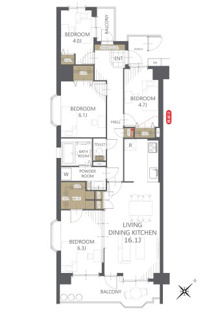 【間取り】モア・ステージ南柏 