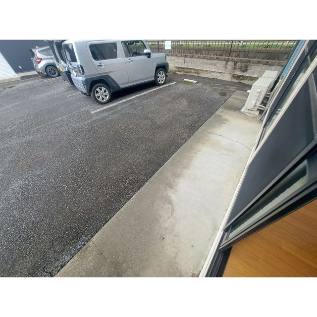 シティハイツブリッジBのバルコニー