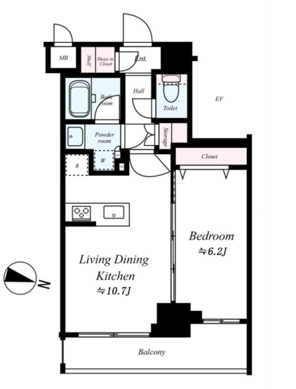 【間取り】 | アンベリール亀戸パーク