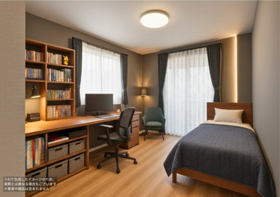 【完成予想図】 | 自由が丘新築戸建 | 1F  寝室　8.8帖
