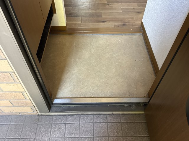 グレイスコート　D棟の玄関