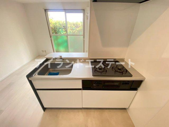 コートハウスⅡ　ペット相談可　リフォーム中　バイク駐輪場無料のキッチン