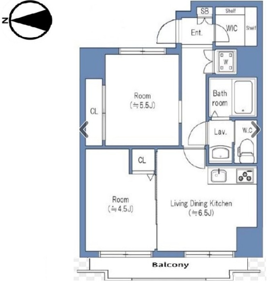 【間取り】 | ヴェルト池袋 | ダイニングキッチンは隣の洋室にある可動間仕切りを開放すると、広々とした空間になります。