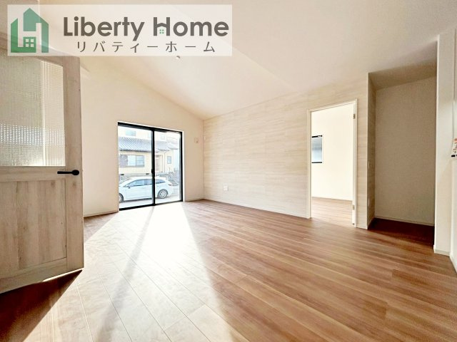 龍ケ崎市城ノ内8期　新築戸建の居間・リビング