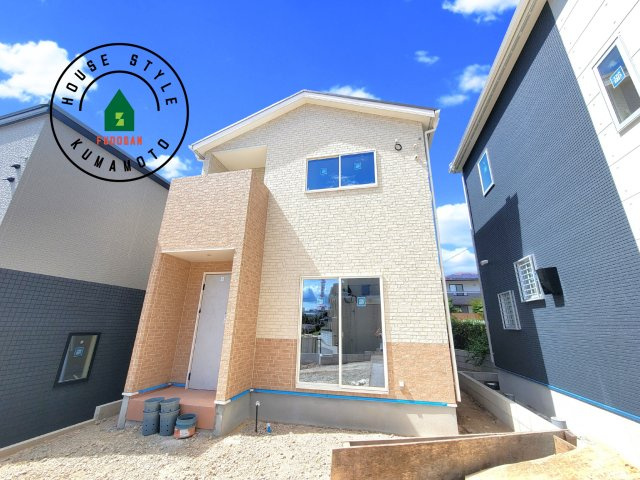 熊本市北区徳王2丁目第1-3棟（2号棟）の外観|デザイン性のある外観です。