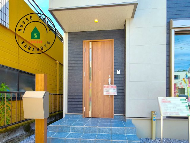 熊本市北区徳王2丁目第1-3棟（2号棟）の外観：施工例|おでかけの時も帰った時も、「我が家」を最初に感じでもらえる素敵な空間に。