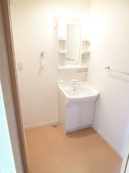 森アパート【10,000円キャッシュバック対象物件】の洗面所|脱衣スペースもあります