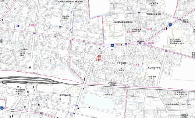【土地図】 | 都城市千町 4,500万円