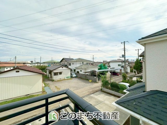 ハートフルタウン宇都宮市東町　B号棟の展望|バルコニーからの眺めです！