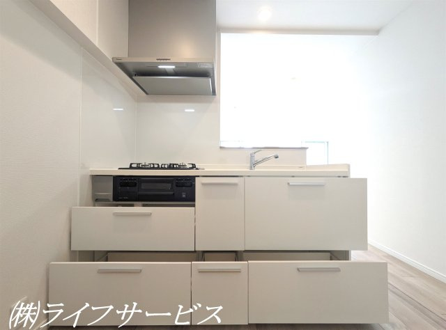 【キッチン】 | マンション西宮原 | 使い勝手の良い引き出し収納