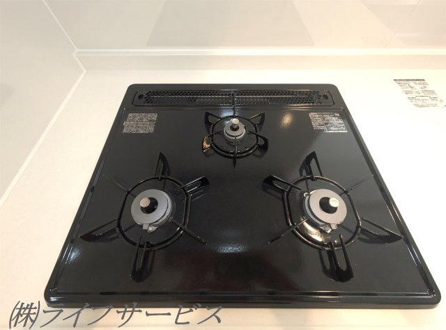 【キッチン】 | マンション西宮原 | グリル/３口ガスコンロでお料理も楽々