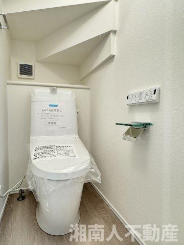鎌倉市小袋谷２丁目６７２－２新築戸建のトイレ|シンプルで使いやすいトイレです