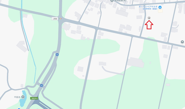 【地図】 | 加古川市八幡町上西条（全2棟）西棟