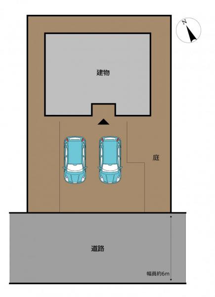 三戸郡階上町大字赤保内字柳沢の区画図