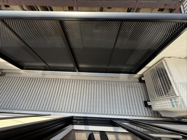 ハイツ白河のバルコニー