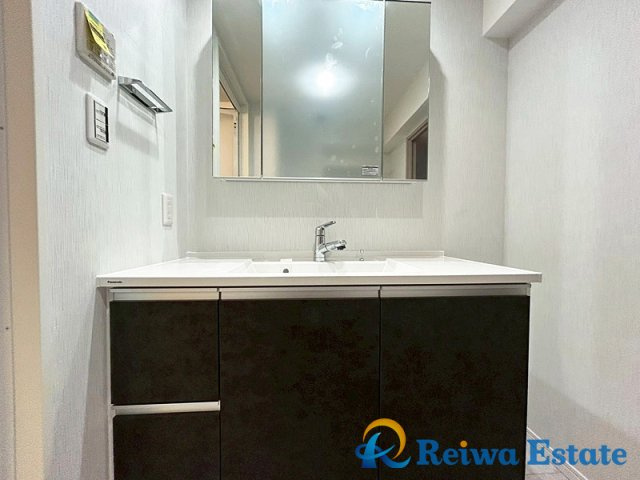 ダイアパレス・エクシード茅ヶ崎の独立洗面台