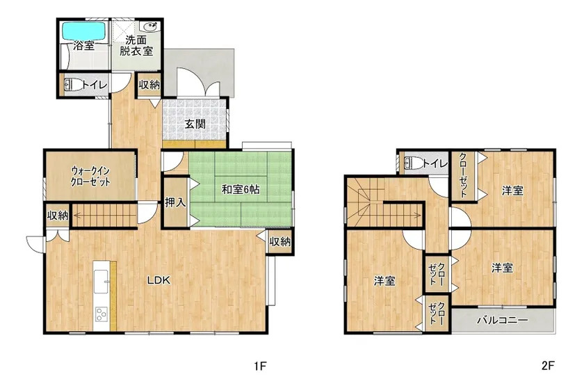 仲介手数料不要　LFB再生住宅合志市幾久富【南ヶ丘小・合志中】